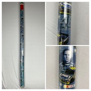 Y2K Jimmie Johnson NASCAR 48 Christmas Holiday Gift Wrapping Paper Roll 60ft NWT